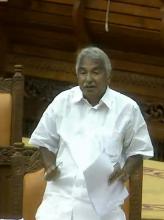 Chief Minister Oommen Chandy
