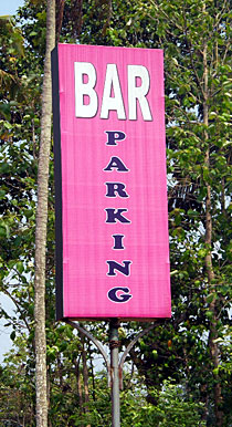 Bar-signboard