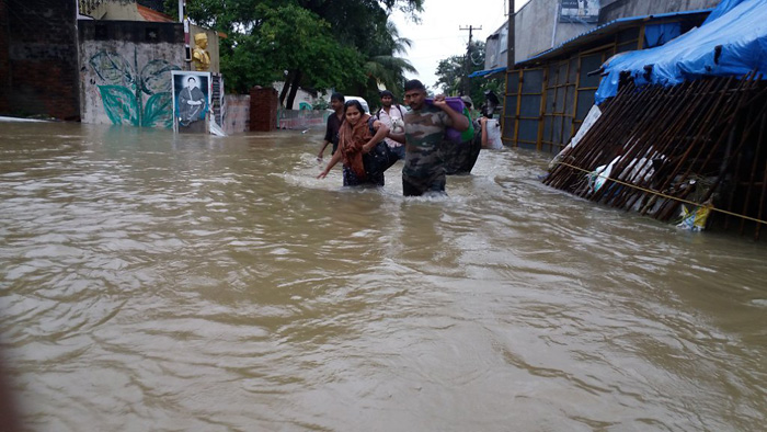 Chennai flood relief operations