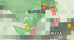 Fires detected in protected areas and forests near Munnar
