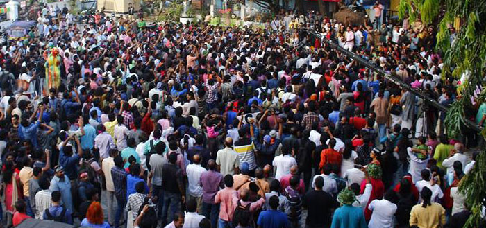 People against fascism-- Manushya Sangamom in Kochi People against fascism-- Manushya Sangamom in Kochi