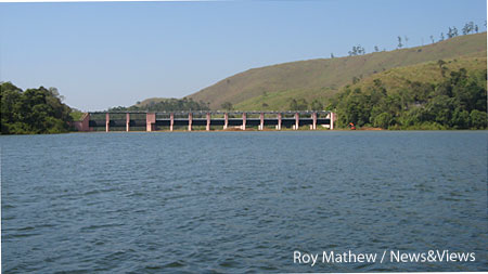Spillways of Mullaperiyar Dam